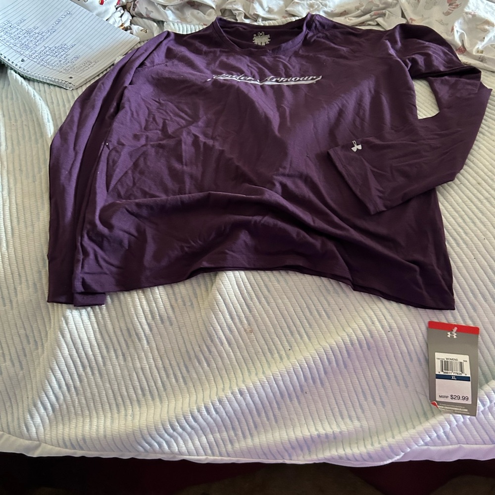 New With Tags - Retro Under Armour Heat Gear Long Sleeve Tech Tee